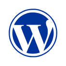 Wordpress EasyMade Services Logo High Resolution White Transparent Navy Blue Lightweight Scalabale Responsive Websites and Applications