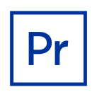 Adobe Premier EasyMade Services Logo High Resolution White Transparent Navy Blue Lightweight Scalabale Responsive Video Editing Framework